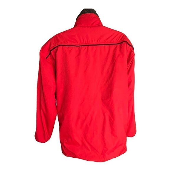 Obermeyer Womens Floral Thermolite Zip-Up Reversible Ski Jacket Red Gray VTG 12 - Picture 3 of 12